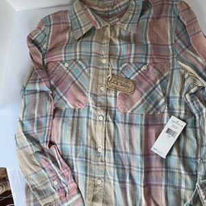 RL Supply NWT. Linen & cotton button down.
